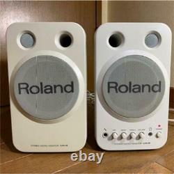 ROLAND MA-8 Stereo Micro Monitor Speakers Active Powered Studio Pair 100V