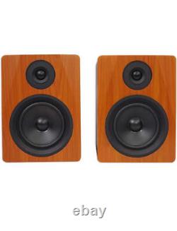 Rockville 2 APM6C 6.5 Powered Studio Monitors+Active 10 Subwoofer+Stands+Pads