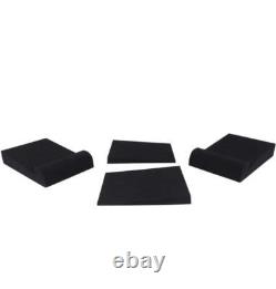 Rockville (2) APM6W 6.5 Powered Studio Monitors+Active 10 Subwoofer+Stands+Pad
