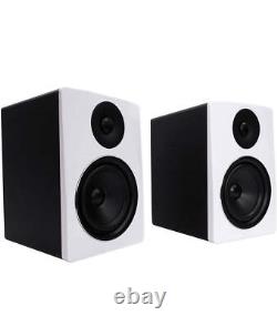 Rockville 2 APM6W 6.5 Powered Studio Monitors+Active 10 Subwoofer+Stands+Pads