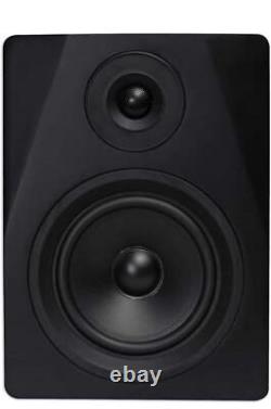 Rockville (2) DPM5B Powered 5.25 300w Active Studio Monitors+Stands+Pads