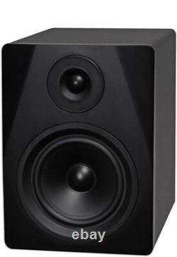 Rockville (2) DPM5B Powered 5.25 300w Active Studio Monitors+Stands+Pads