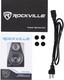 Rockville (2) DPM5C Dual Powered 5.25 300w Active Studio Monitors+Stands+Pads