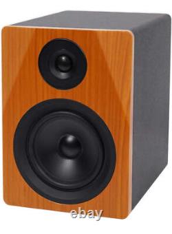 Rockville (2) DPM5C Dual Powered 5.25 300w Active Studio Monitors+Stands+Pads