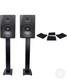 Rockville (2) DPM8B Dual Powered 8 600 Watt Active Studio Monitors+Stands+Pads
