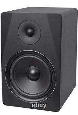 Rockville (2) DPM8B Dual Powered 8 600w Active Recording Studio Monitors+Pads