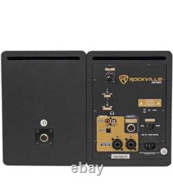 Rockville 5.25 2-Way 250W Active/Powered USB Studio Monitor Speakers Pair APM5