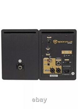 Rockville APM5C 5.25 2-Way 250W Active/Powered USB Studio Monitor Speakers Pair