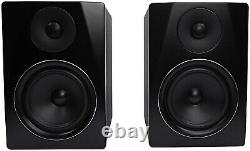 Rockville APM6W 6.5 2-Way 350W Active/Powered USB Studio Monitor Speakers Pair