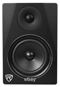 Rockville APM6W 6.5 2-Way 350W Active/Powered USB Studio Monitor Speakers Pair