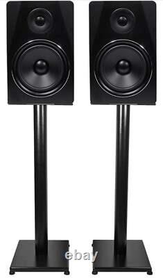 Rockville APM8B 8 2-Way 500W Active/Powered USB Studio Monitor Speakers Pair