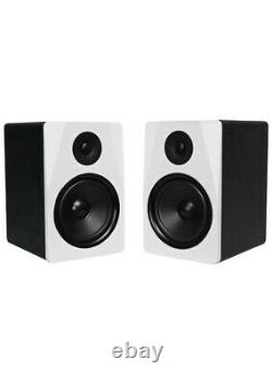 Rockville APM8W 8 2-Way 500W Active/Powered USB Studio Monitor Speakers Pair