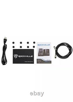 Rockville APM8W 8 2-Way 500W Active/Powered USB Studio Monitor Speakers Pair