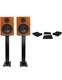 Rockville Apm6c 6.5 2-Way 350W Active/Powered USB Studio Monitor Speakers Pair