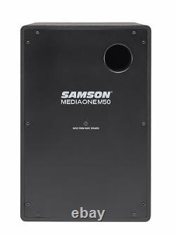 Samson MediaOne M50 80 Watt Powered Studio Monitors Pair SAM50