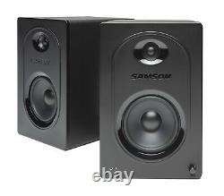 Samson MediaOne M50 80 Watt Powered Studio Monitors Pair SAM50