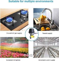 Seamless Installation Smart WiFi Water Valve Set Compatible with iOS/Android