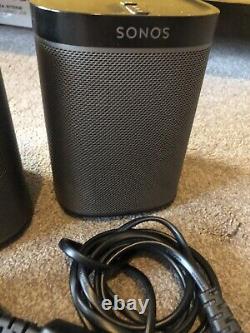 Sonos Play1 Wireless Smart Speaker 1 pair Black