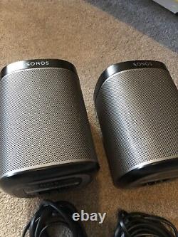 Sonos Play1 Wireless Smart Speaker 1 pair Black