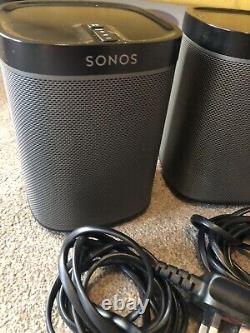 Sonos Play1 Wireless Smart Speaker 1 pair Black