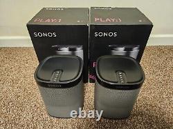 Sonos Play1 Wireless Smart Speaker 1 pair Black (Good condition)