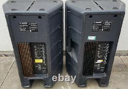 SoundLAB 15 Active Powered PA Speakers Pair 250W RMS DJ Disco Plastic G592D