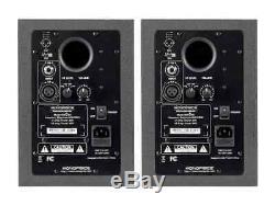 Stage Right by 5-inch Powered Studio Multimedia Monitor Speakers (pair)