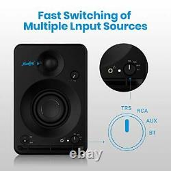 Studio Monitors Speakers (Pair) 3'' CSR Bluetooth Speakers Active Powered