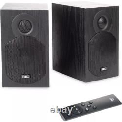 TIBO Plus 1.1 Speakers Active Powered Bluetooth Stereo Loudspeakers Pair Black