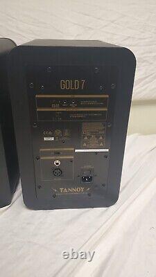 Tannoy GOLD 7 6.5 inch Powered Studio Monitor Pair Tested Excellent