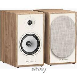 Triangle Borea BR03-BT Speakers Active Bluetooth Powered Oak + Phono Input