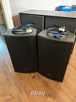Turbosound NuQ102-AN 600 Watt 2 Way 10 Full Range Powered Loudspeaker Pair