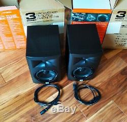 Two (Pair) JBL PRO LSR 305 Original Version MINT Powered Studio Monitor Speakers