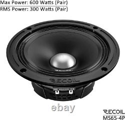 Upgrading Your Ride 6.5-Inch Midrange Speakers, 600W Max Power, Easy Install