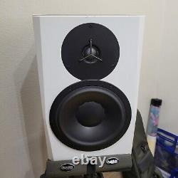 Used (2017) PAIR Dynaudio LYD 8, 8 inch Powered Studio Monitor White