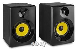 VONYX 40B Active Studio Monitors (Pair) 4 Powered Desktop Multimedia Speake