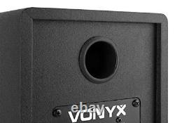 VONYX 40B Active Studio Monitors (Pair) 4 Powered Desktop Multimedia Speake