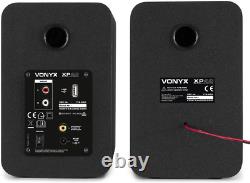 VONYX XP40 Active Powered Studio Monitor Speakers 4 Multimedia DJ Pair with