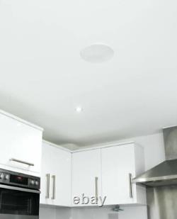 Vidalux Bluetooth Ceiling Speakers Pair Sauna Bathroom Kitchen 60W Waterproof