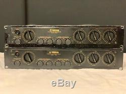 Vintage Yamaha F1030 Analog XLR Crossover Pair As-Is For Parts/Repair-Powers On