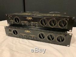Vintage Yamaha F1030 Analog XLR Crossover Pair As-Is For Parts/Repair-Powers On