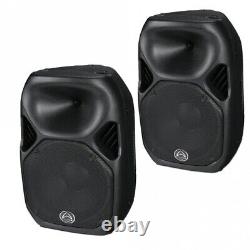 WHARFEDALE PRO TITAN AX12 12 Inch Powered Speaker PAIR Bundle