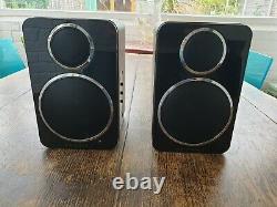 Wharfedale DS-2 Active Speakers Bluetooth AptX Powered Pair Desk Loudspeakers