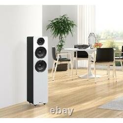 Wharfedale Diamond A2 Active Speakers Powered Bluetooth Floor Standing White
