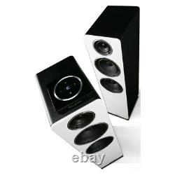 Wharfedale Diamond A2 Active Speakers Powered Bluetooth Floor Standing White