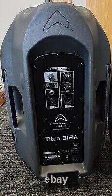 Wharfedale Titan 312A Active Speakers Pair 2-way, bi-amplified with Power Supply