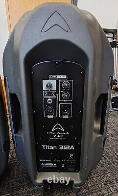 Wharfedale Titan 312A Active Speakers Pair 2-way, bi-amplified with Power Supply