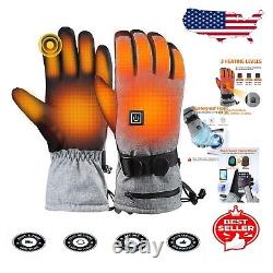 Winter-Proof Heated Gloves with Rechargeable Battery Ideal for Outdoor Sports