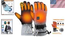 Winter-Proof Heated Gloves with Rechargeable Battery Ideal for Outdoor Sports