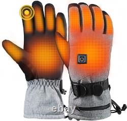 Winter-Proof Heated Gloves with Rechargeable Battery Ideal for Outdoor Sports